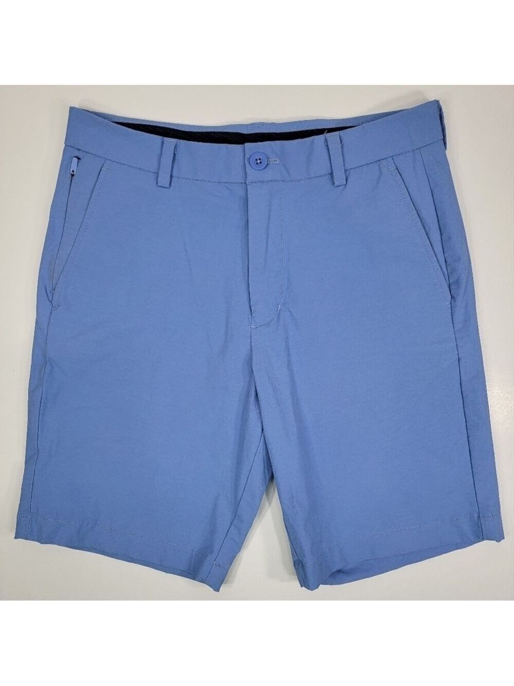 Vineyard Vines Shorts Mens 28 OTG On the Go Light Blue Stretch Chino Preppy